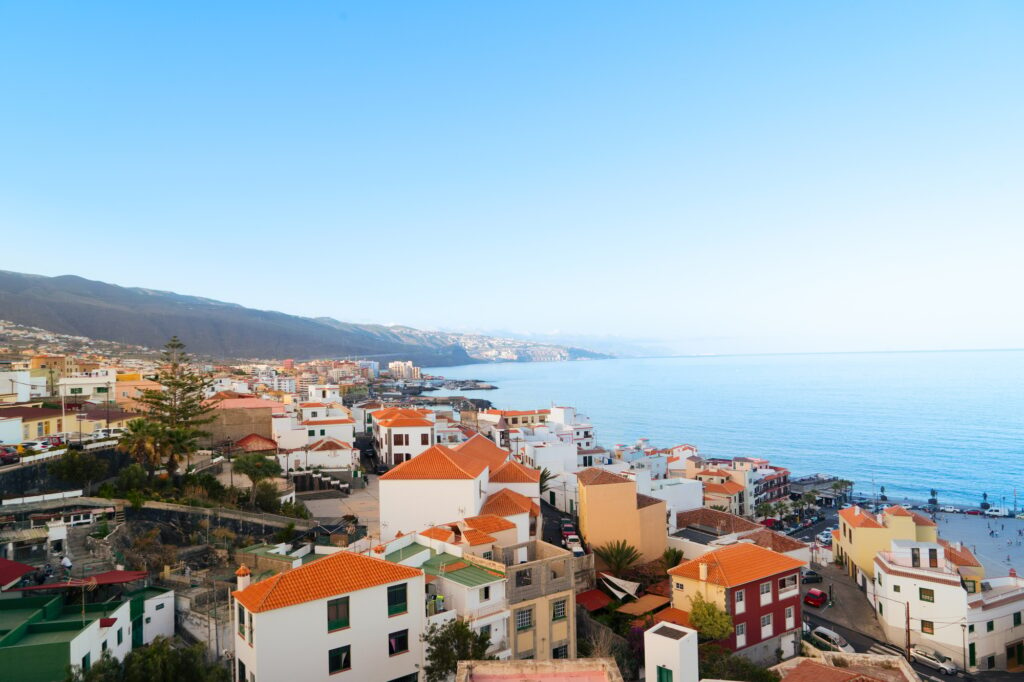 Candelaria town in Tenerife, Spain